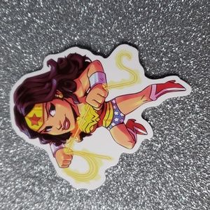 DC COMICS Waterproof Sticker Wonder Woman